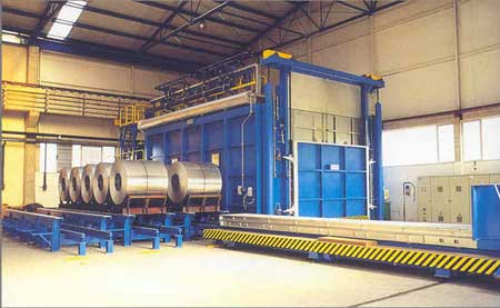 auminyum rulo tav f�r�n� aluminum foil annealing furnace